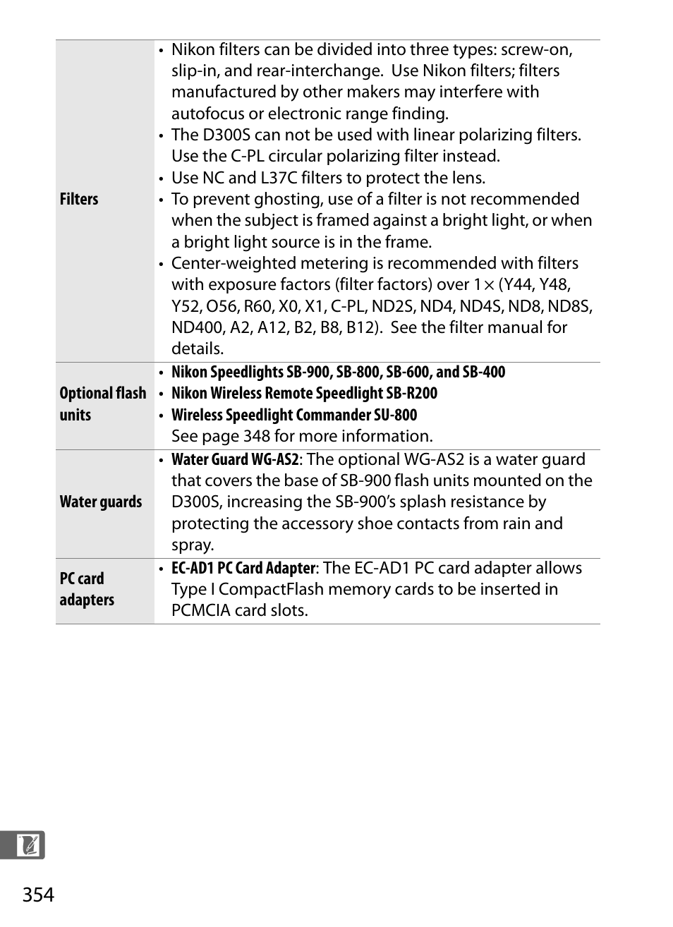 Nikon D300s User Manual | Page 380 / 432