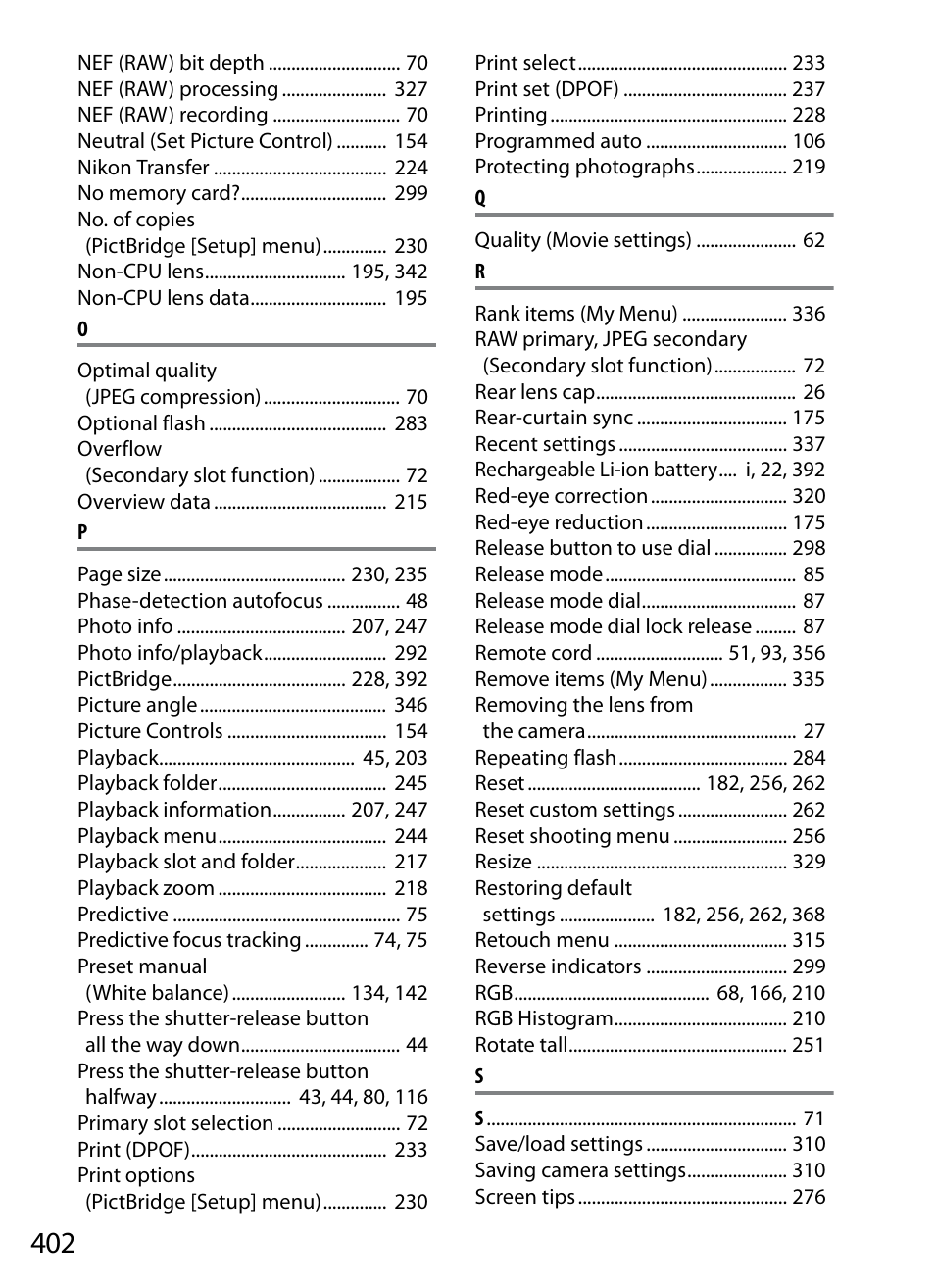 Nikon D300s User Manual | Page 428 / 432