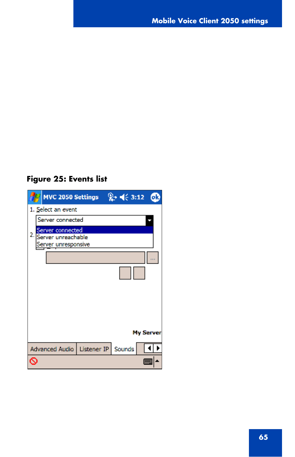 Server unreachable, Server unresponsive, Server connected | Nortel Networks NN42340-100 User Manual | Page 65 / 88