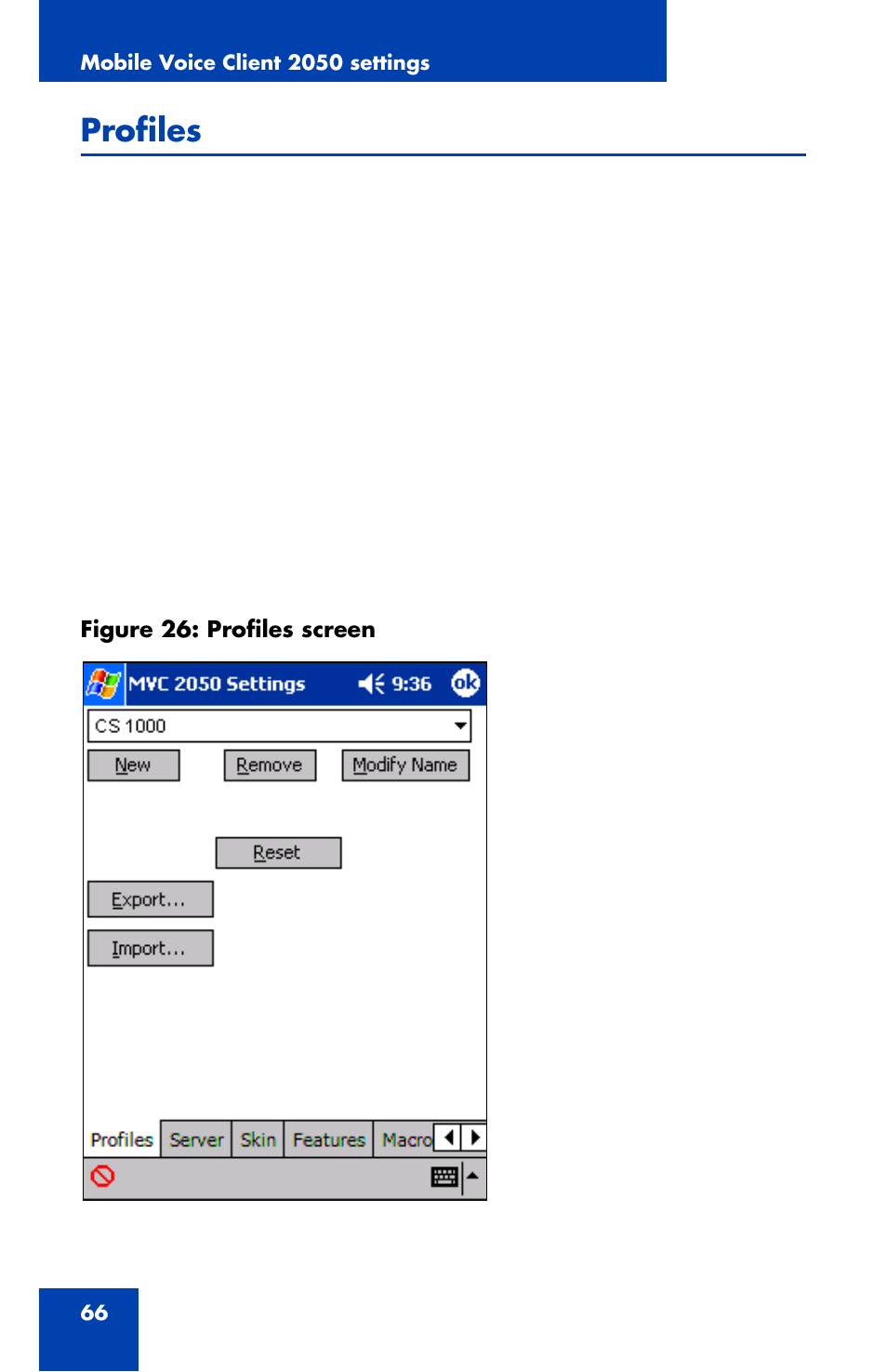 Profiles | Nortel Networks NN42340-100 User Manual | Page 66 / 88