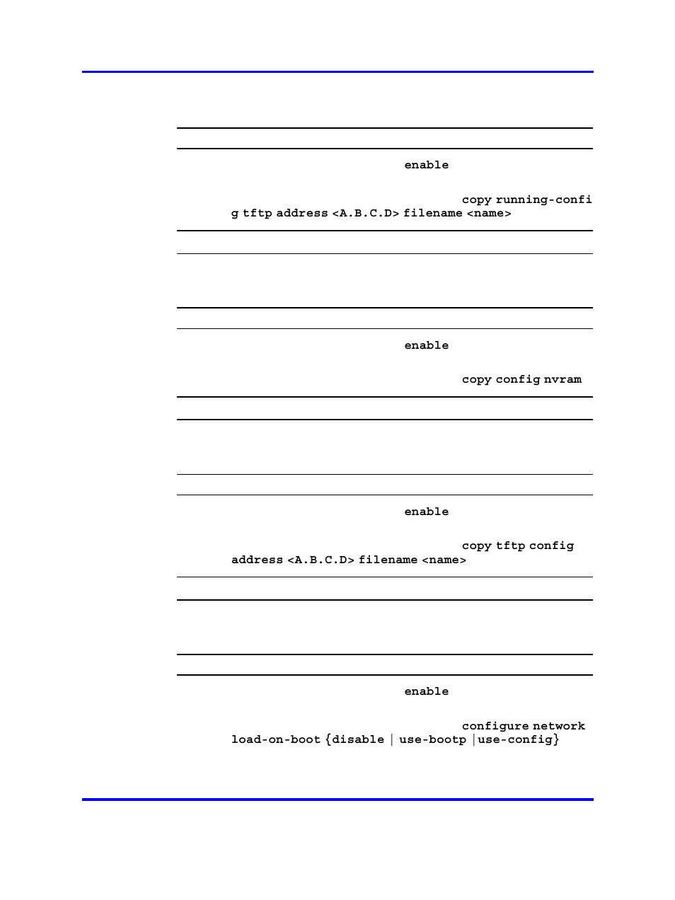 Saving current configuration, Saving current configuration to flash memory, Restoring system configuration from tftp | Downloading a configuration | Nortel Networks 2500 Series User Manual | Page 56 / 78