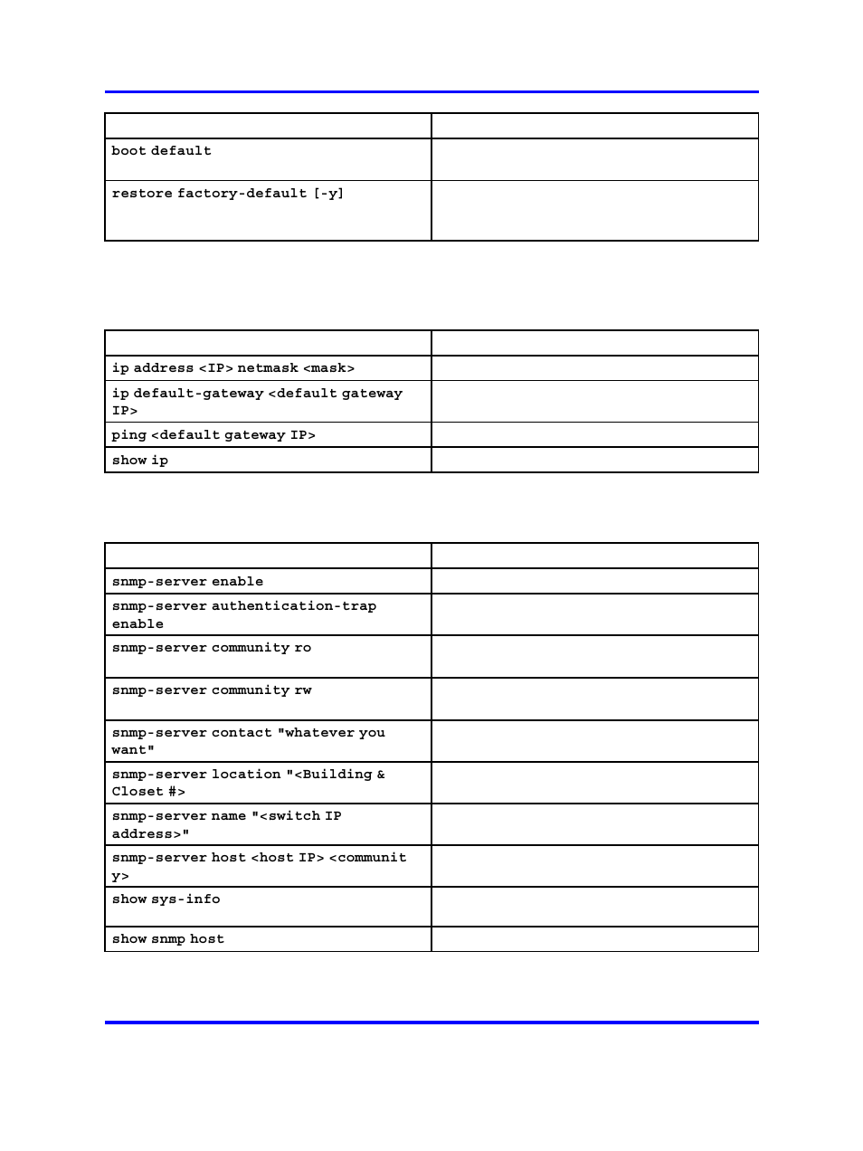 Configure the management ip address | Nortel Networks 2500 Series User Manual | Page 71 / 78
