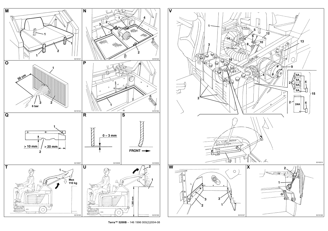 Nilfisk-Advance America Terra 5200B User Manual | Page 69 / 70