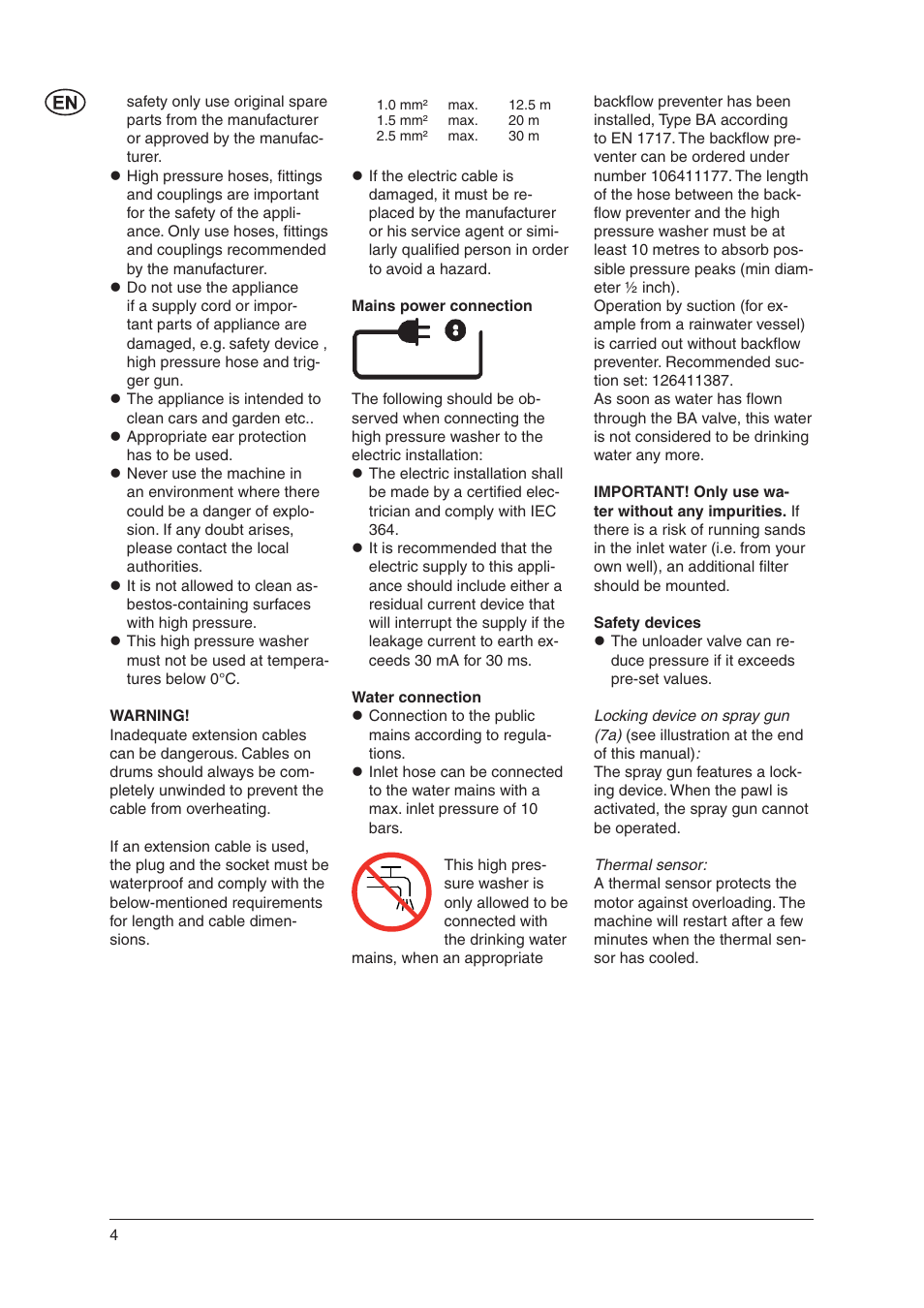Nilfisk-Advance America C 100.5 User Manual | Page 3 / 16