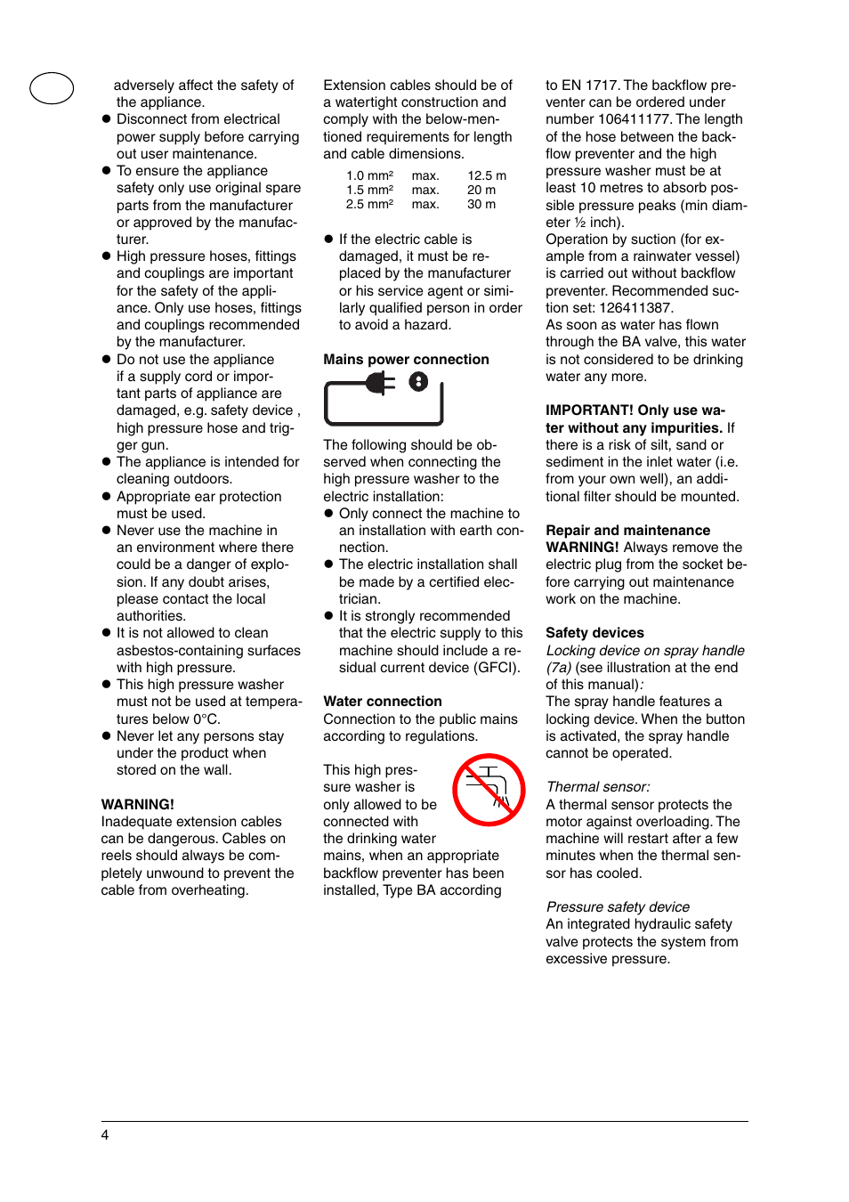 Nilfisk-Advance America P 130.2 User Manual | Page 4 / 20