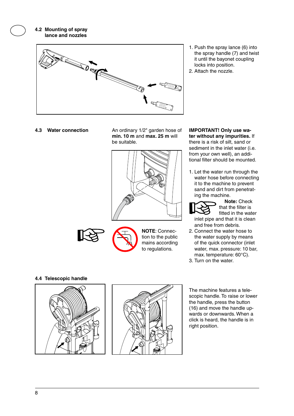 Nilfisk-Advance America P 130.2 User Manual | Page 8 / 20