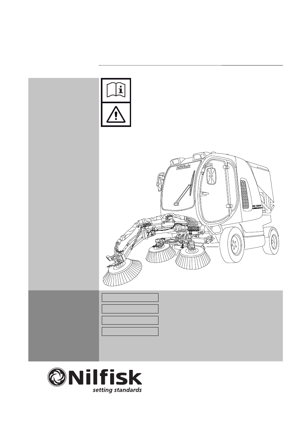 Nilfisk-Advance America RS 1300 User Manual | 224 pages