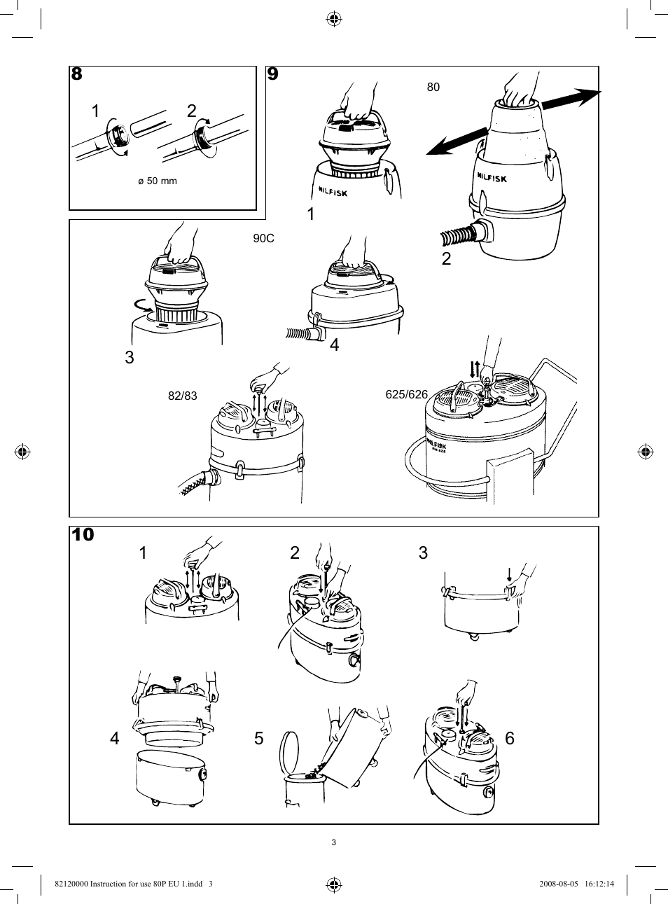 Nilfisk-Advance America 82 User Manual | Page 3 / 60