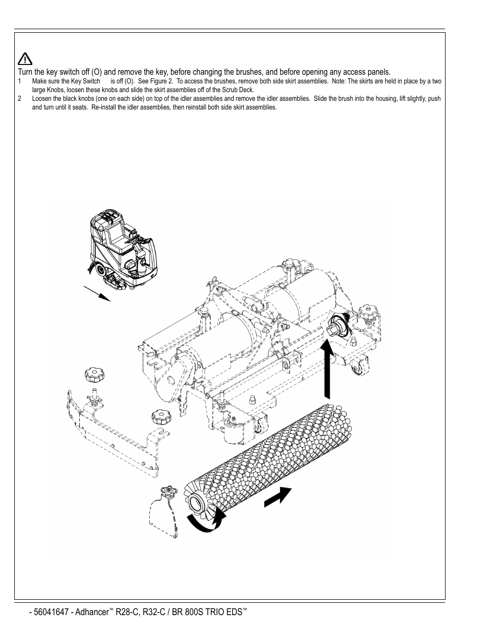 Caution, A-8 / english | Nilfisk-Advance America 56316025 (R32-C) User Manual | Page 8 / 36