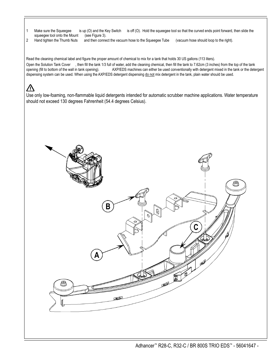 Caution, English / a-9 | Nilfisk-Advance America 56316025 (R32-C) User Manual | Page 9 / 36