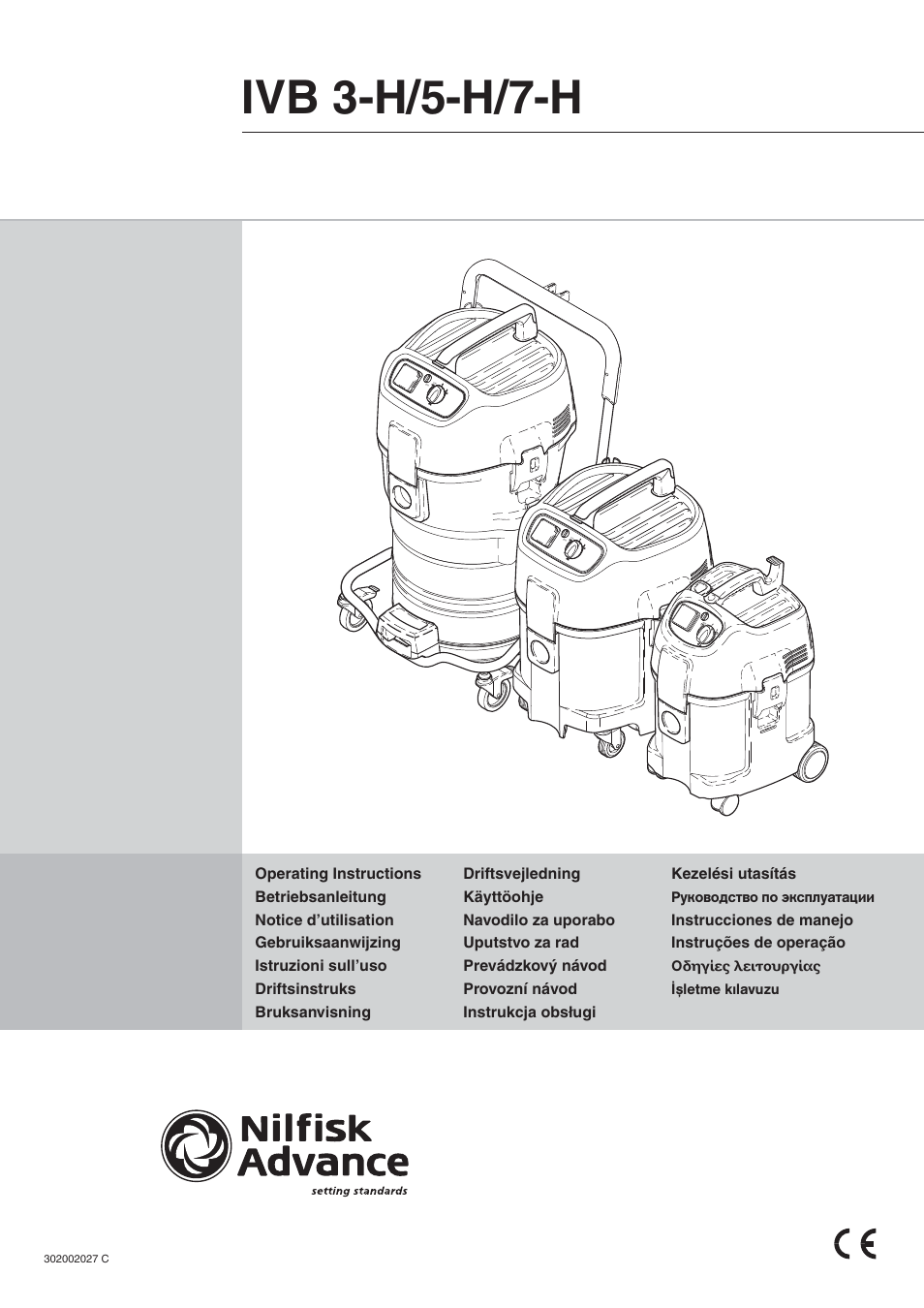 Nilfisk-Advance America IVB 5-H User Manual | 19 pages