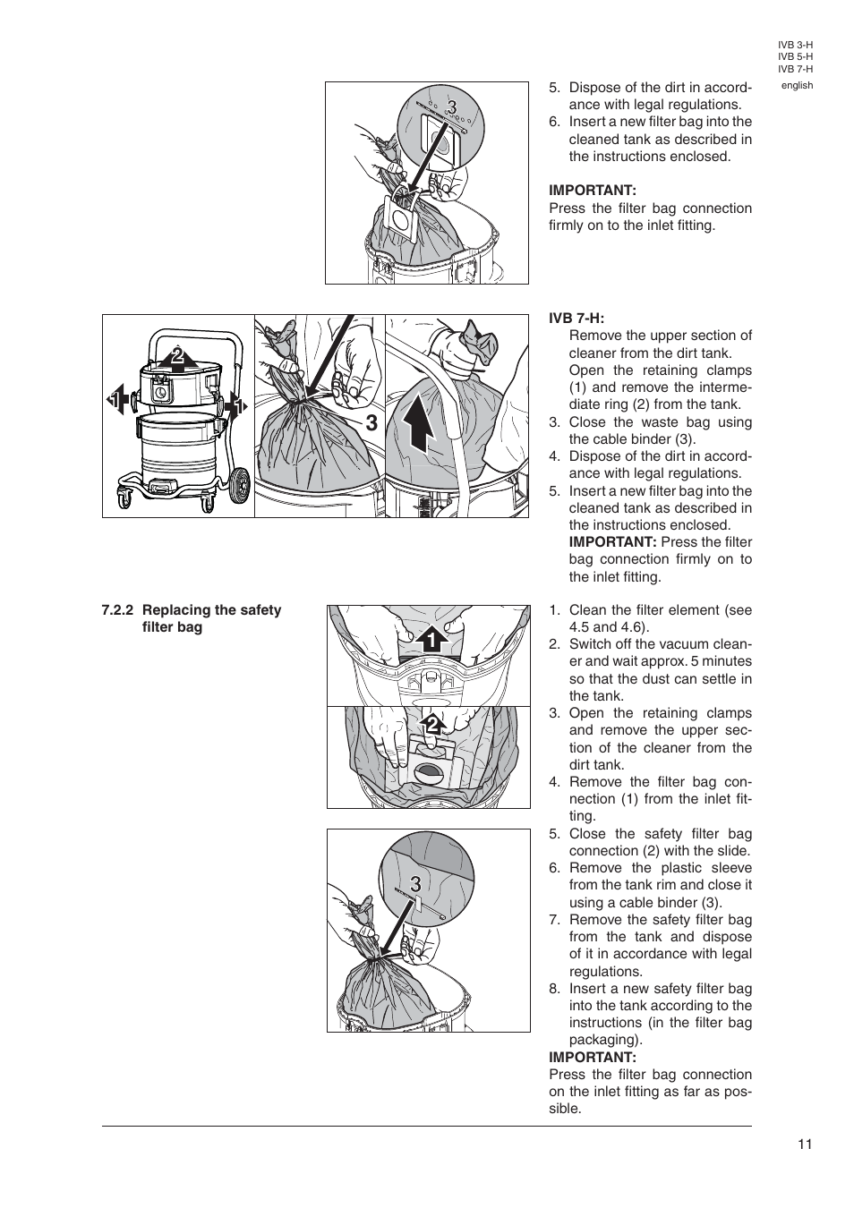 Nilfisk-Advance America IVB 5-H User Manual | Page 13 / 19