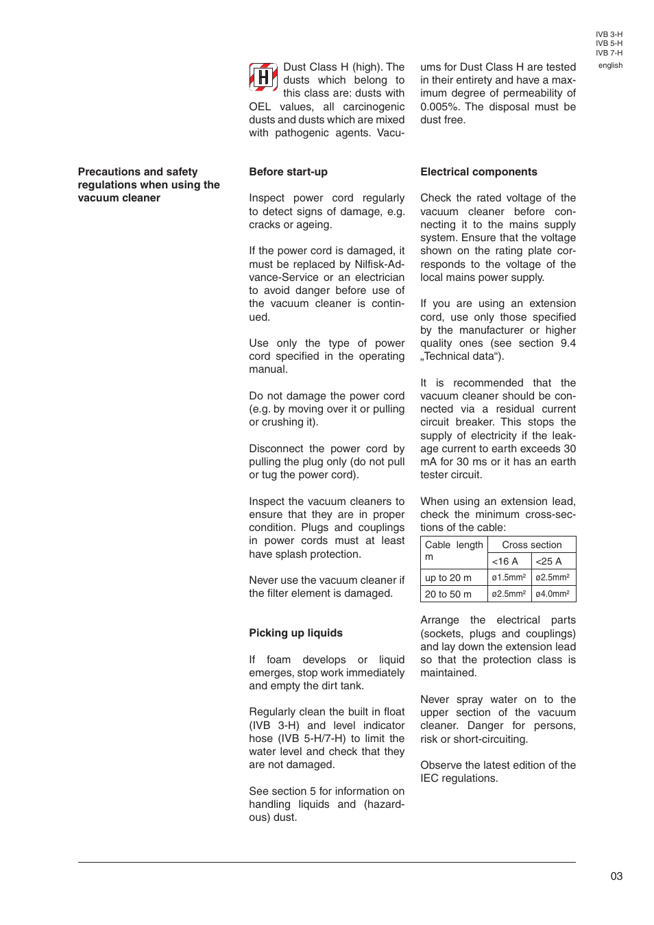 Nilfisk-Advance America IVB 5-H User Manual | Page 5 / 19