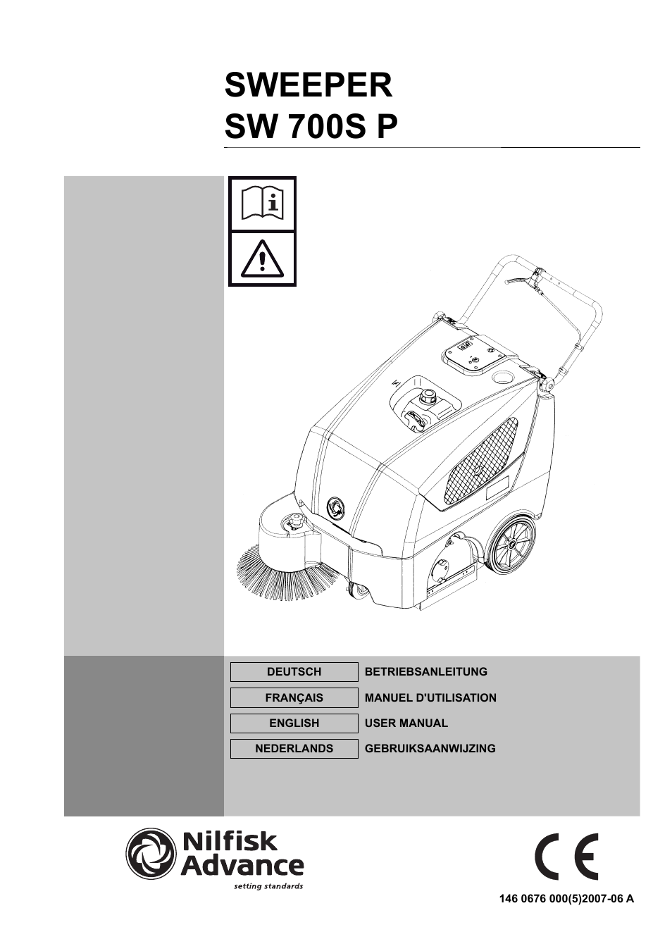 Nilfisk-Advance America SW 700S P User Manual | 84 pages