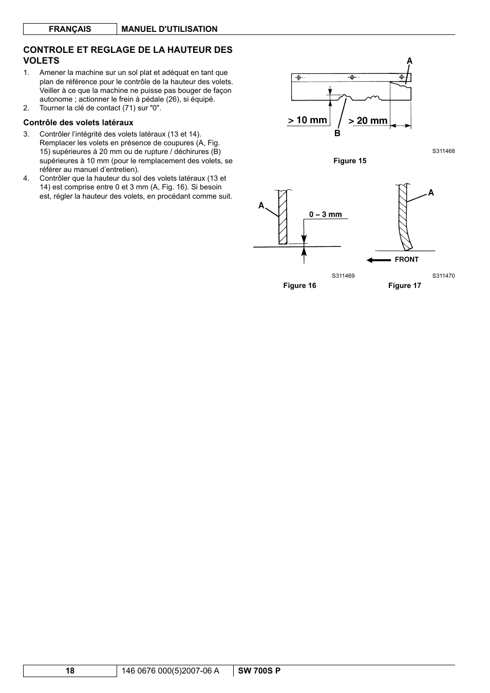 Nilfisk-Advance America SW 700S P User Manual | Page 40 / 84