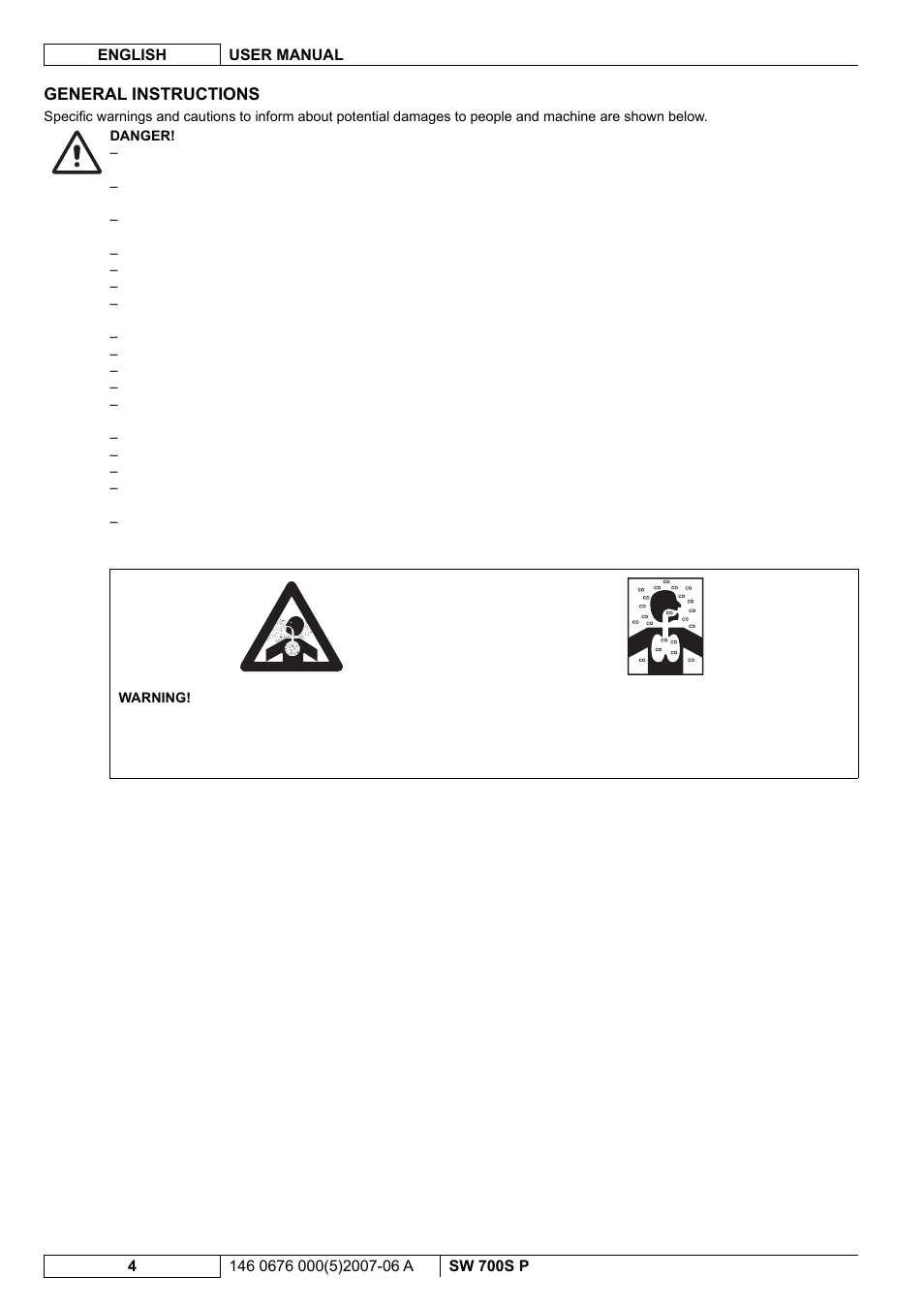 Nilfisk-Advance America SW 700S P User Manual | Page 46 / 84