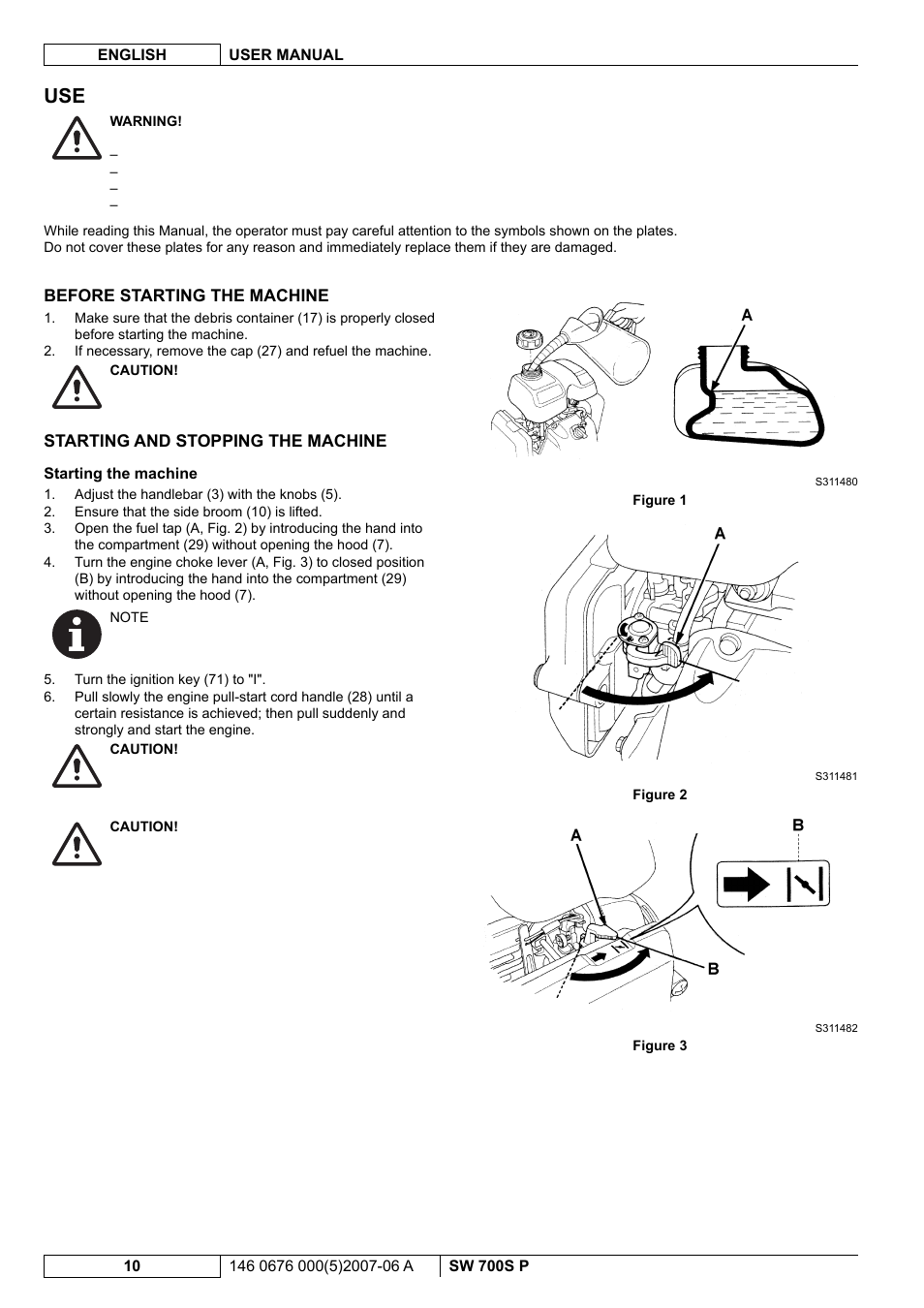 Nilfisk-Advance America SW 700S P User Manual | Page 52 / 84