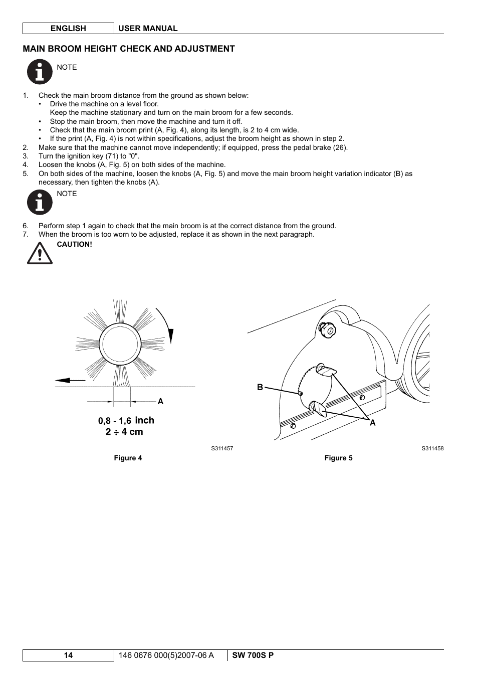 Nilfisk-Advance America SW 700S P User Manual | Page 56 / 84