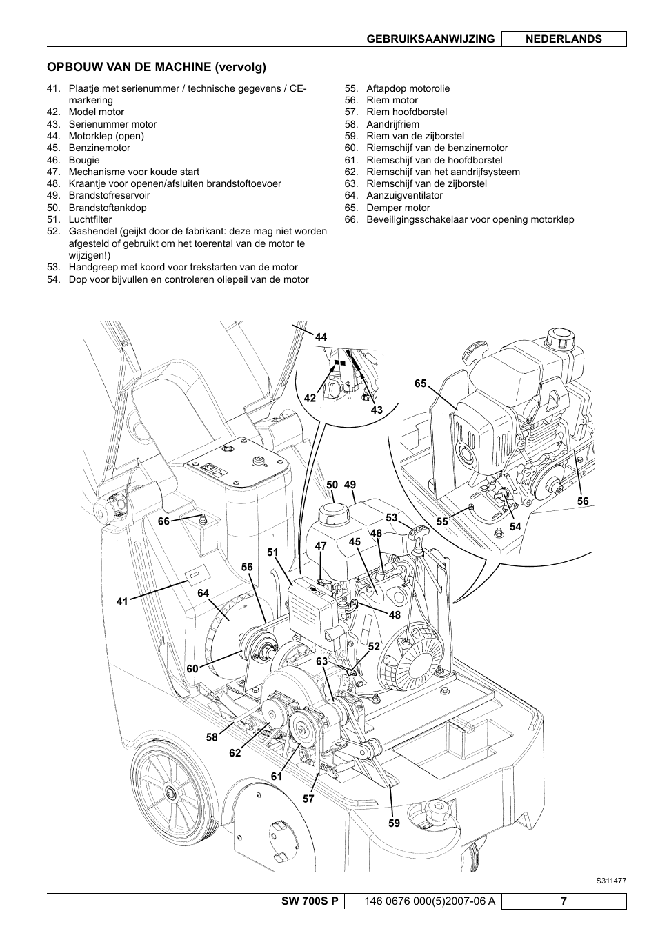 Nilfisk-Advance America SW 700S P User Manual | Page 69 / 84