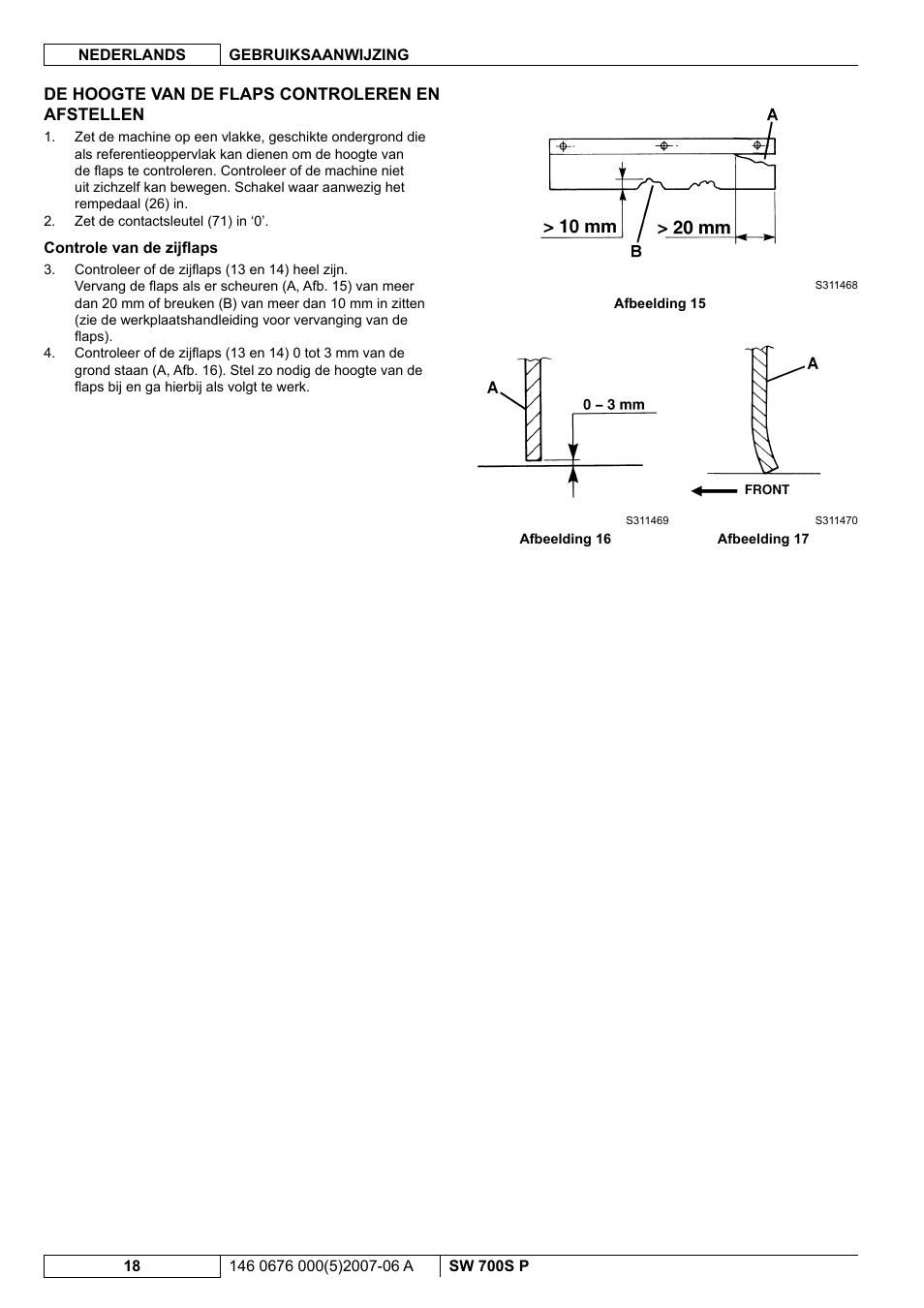 Nilfisk-Advance America SW 700S P User Manual | Page 80 / 84