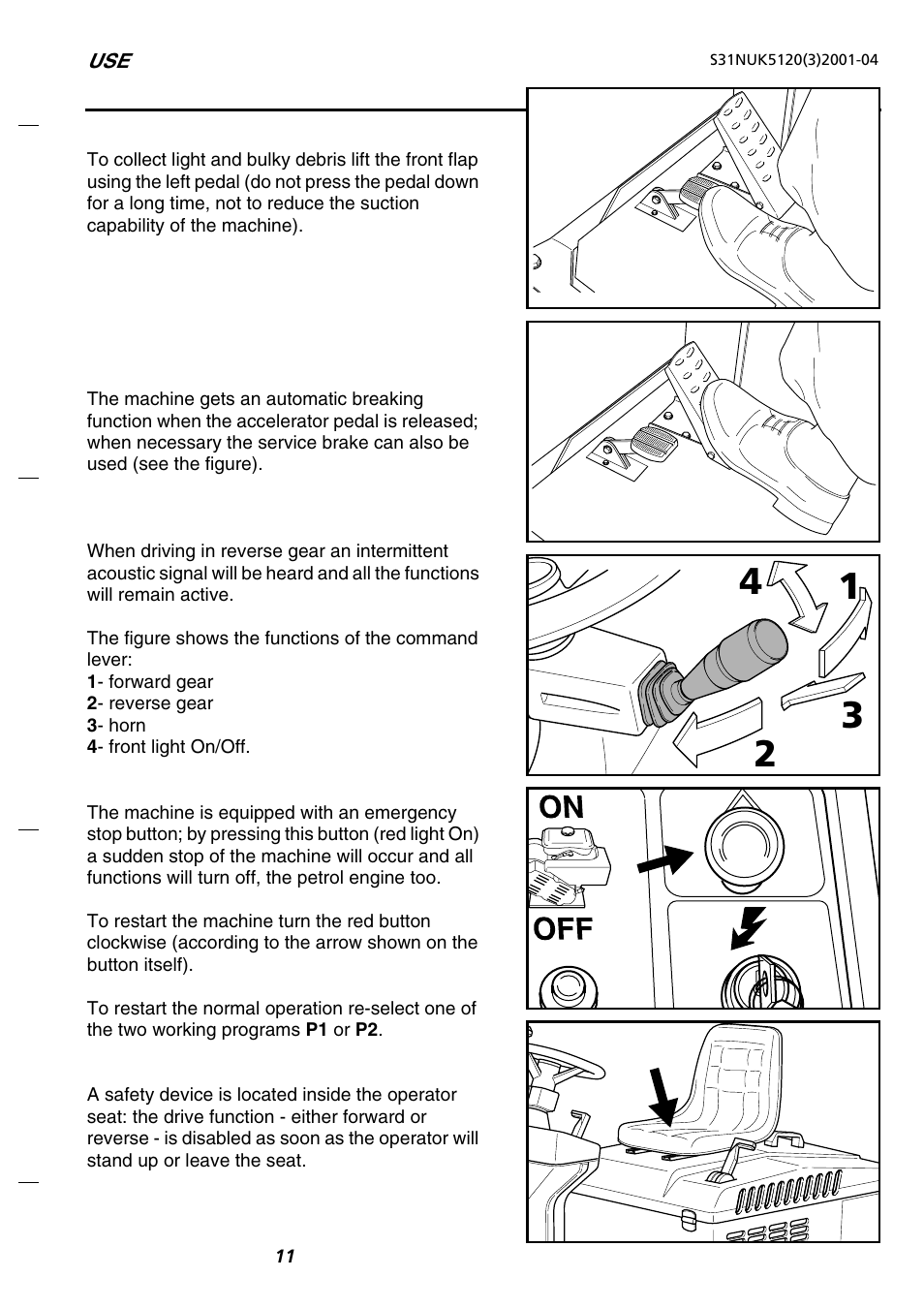 Nilfisk-Advance America SR 5120 P/B User Manual | Page 13 / 30