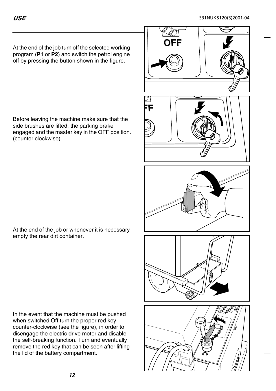 Nilfisk-Advance America SR 5120 P/B User Manual | Page 14 / 30