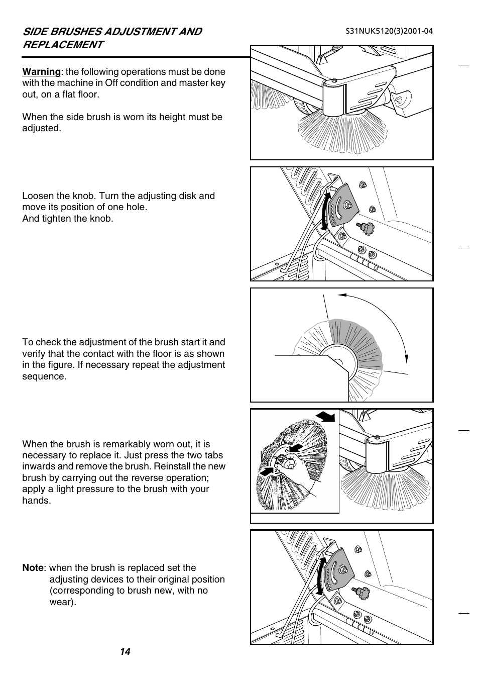 Nilfisk-Advance America SR 5120 P/B User Manual | Page 16 / 30