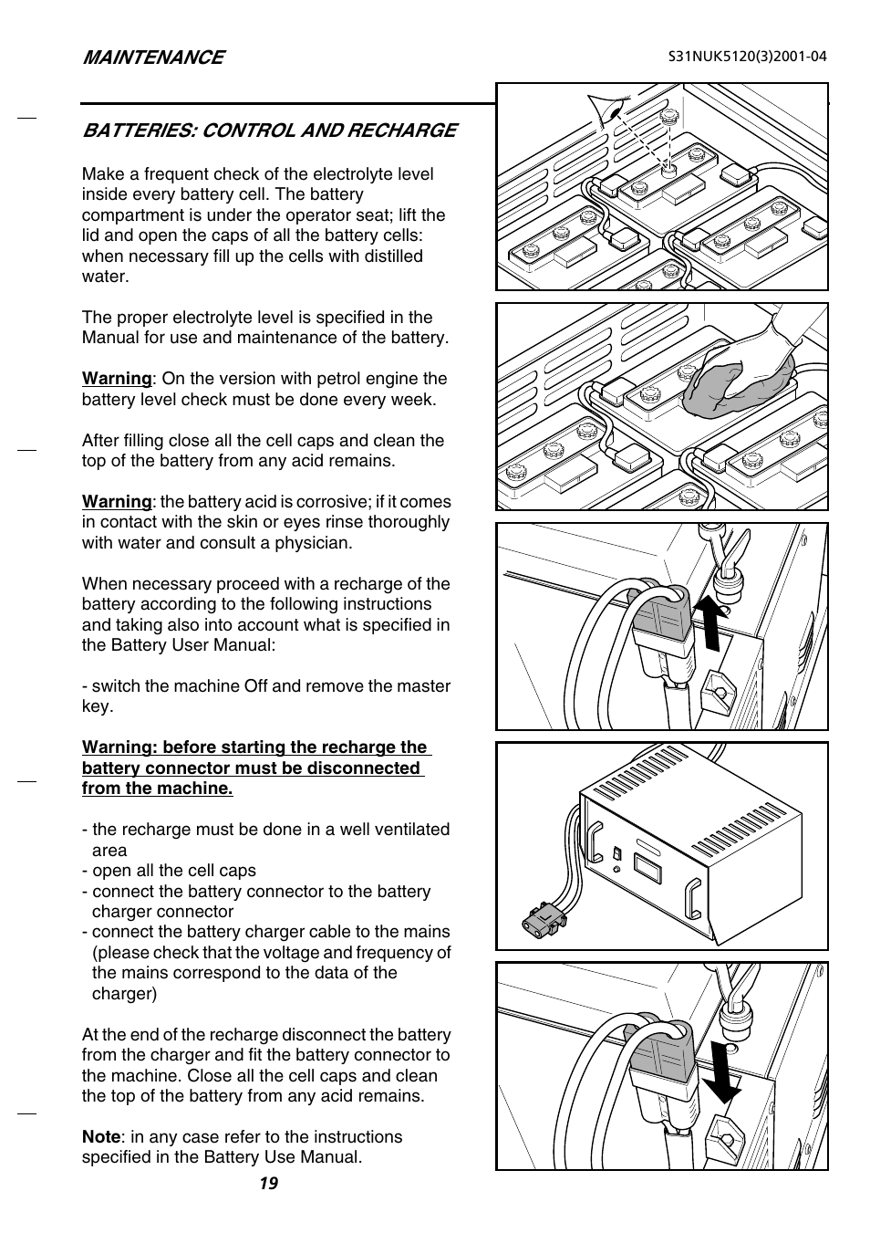 Nilfisk-Advance America SR 5120 P/B User Manual | Page 21 / 30