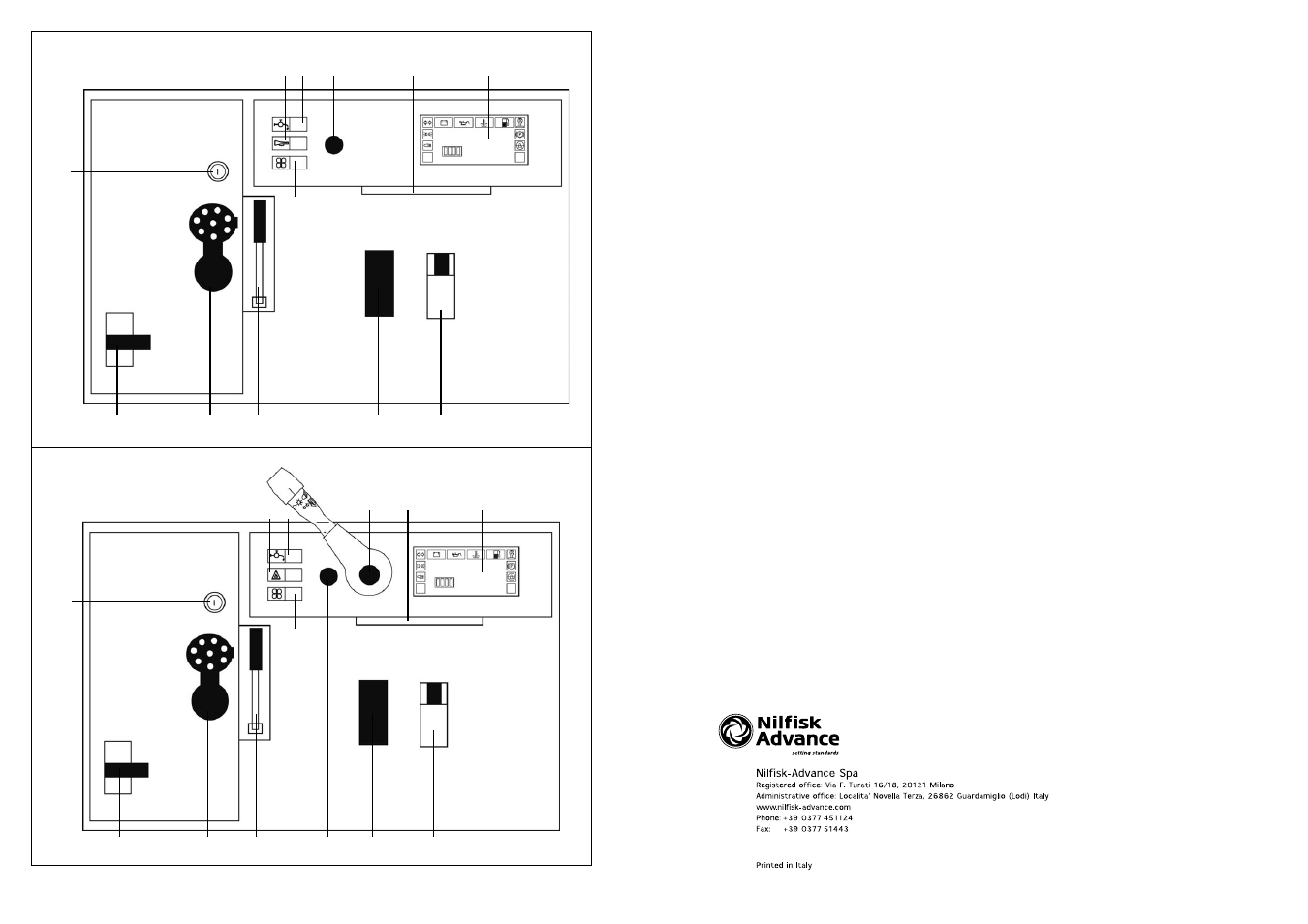 Nilfisk-Advance America Sweeper SR 1700D 2W D User Manual | Page 84 / 84