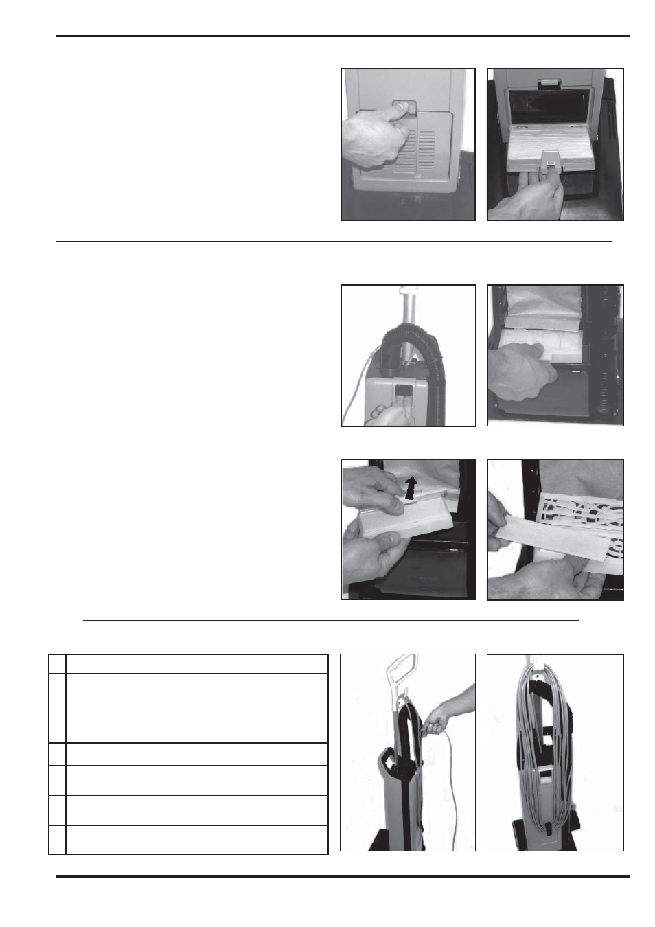 Important, Changing the exhaust filter | Nilfisk-Advance America SPECTRUM 12P User Manual | Page 13 / 36