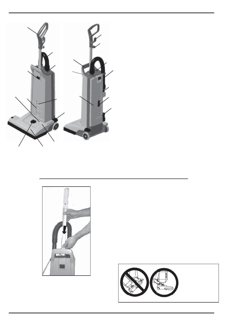 Conozca la máquina, Montaje | Nilfisk-Advance America SPECTRUM 12P User Manual | Page 28 / 36