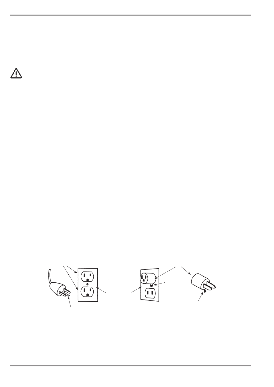 Grounding instructions, Danger | Nilfisk-Advance America SPECTRUM 12P User Manual | Page 6 / 36