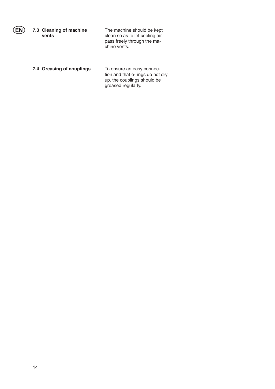 Nilfisk-Advance America C 125.3 User Manual | Page 14 / 20