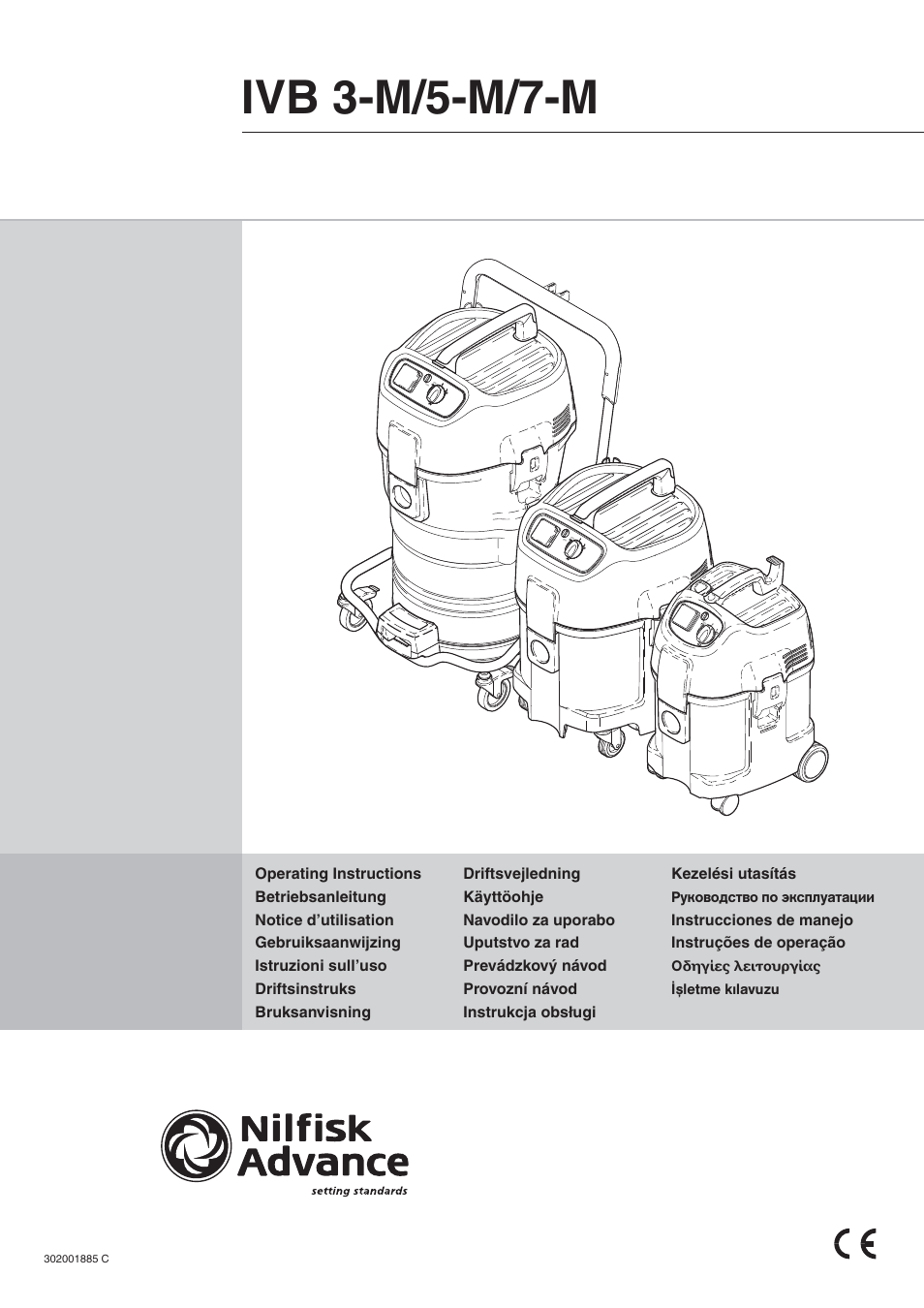 Nilfisk-Advance America IVB 7-M User Manual | 18 pages