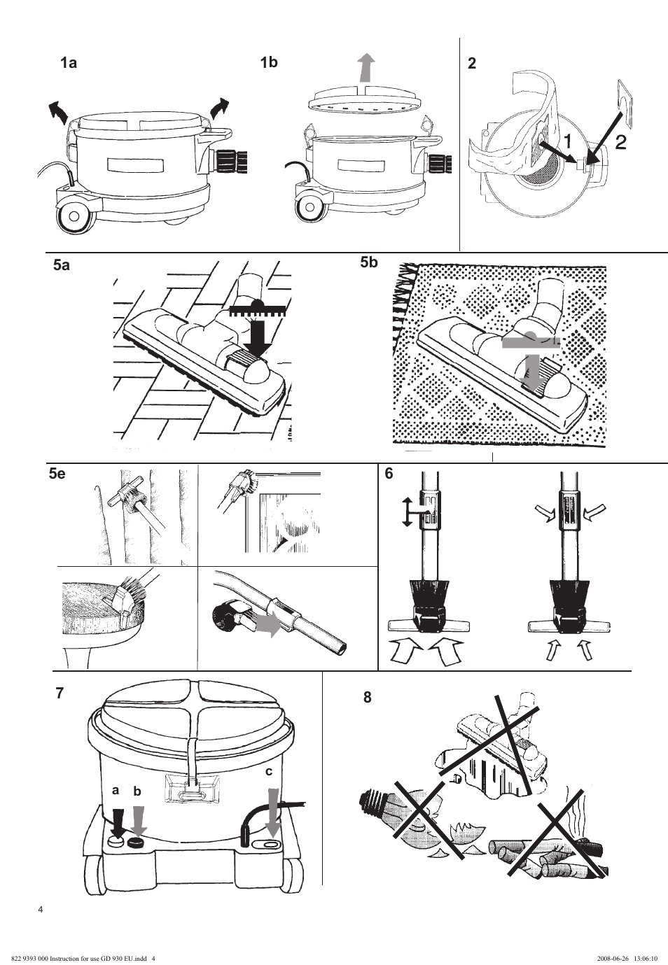 Nilfisk-Advance America GD 930 User Manual | Page 4 / 32