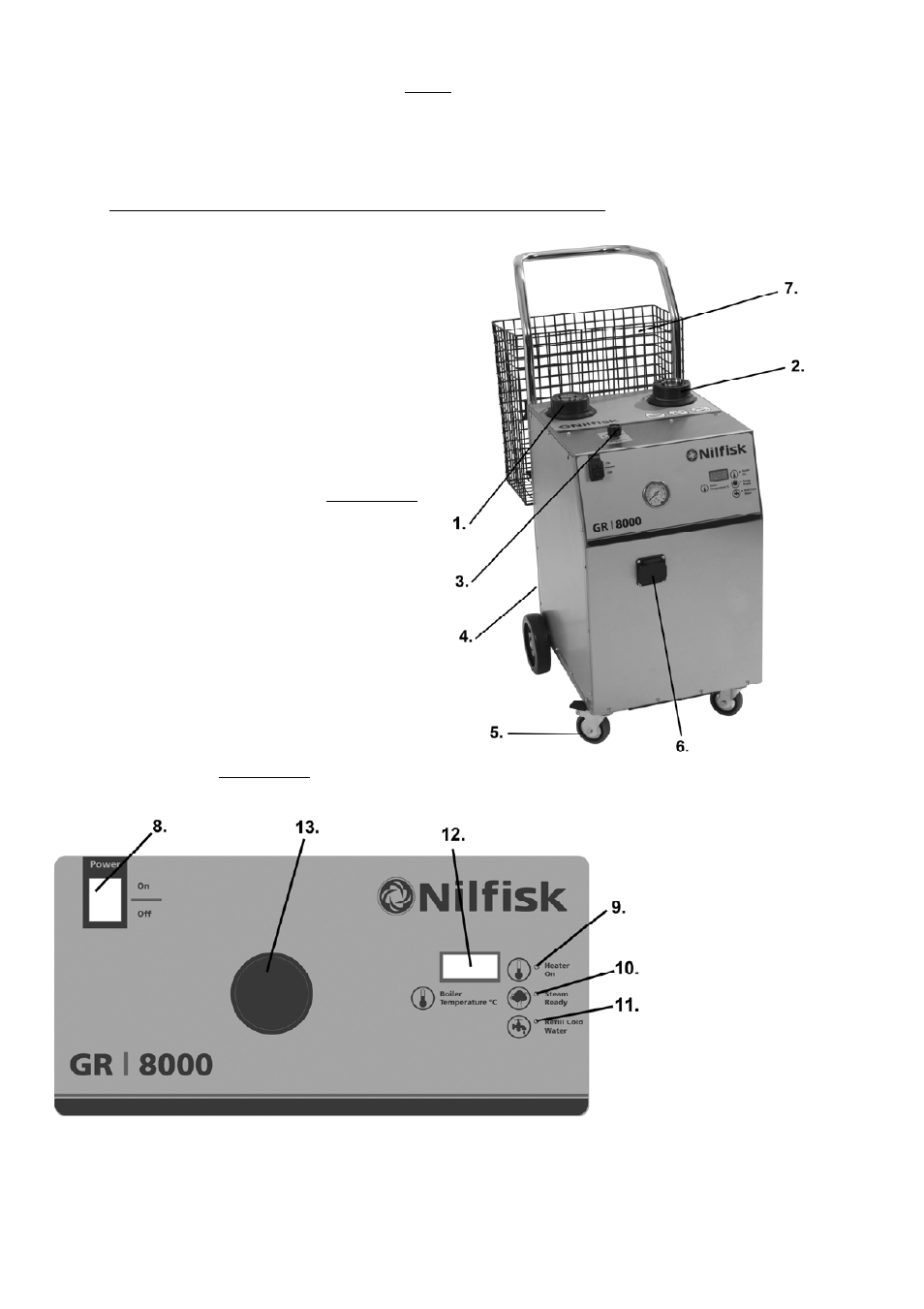 Components | Nilfisk-Advance America GR 8000 User Manual | Page 4 / 16