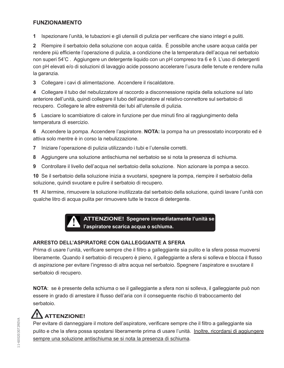 Nilfisk-Advance America MX 307 H User Manual | Page 32 / 72