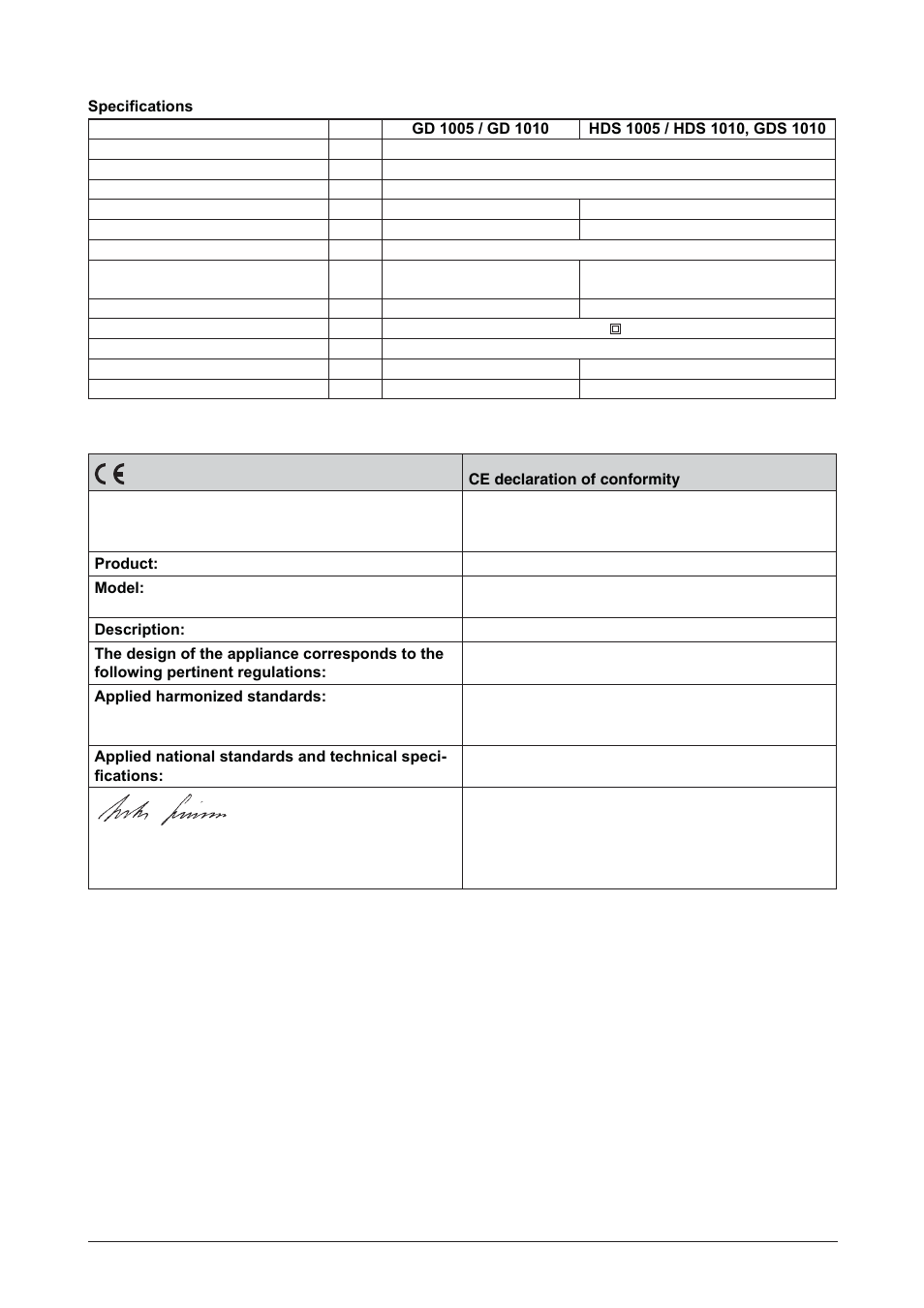 Nilfisk-Advance America GD 1000 User Manual | Page 10 / 12