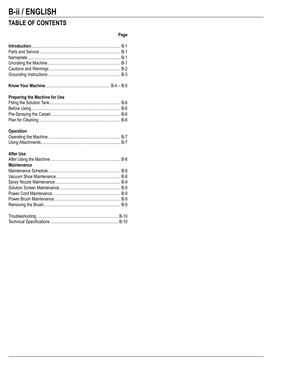 Nilfisk-Advance America NILFISK AX 310 User Manual | Page 14 / 28