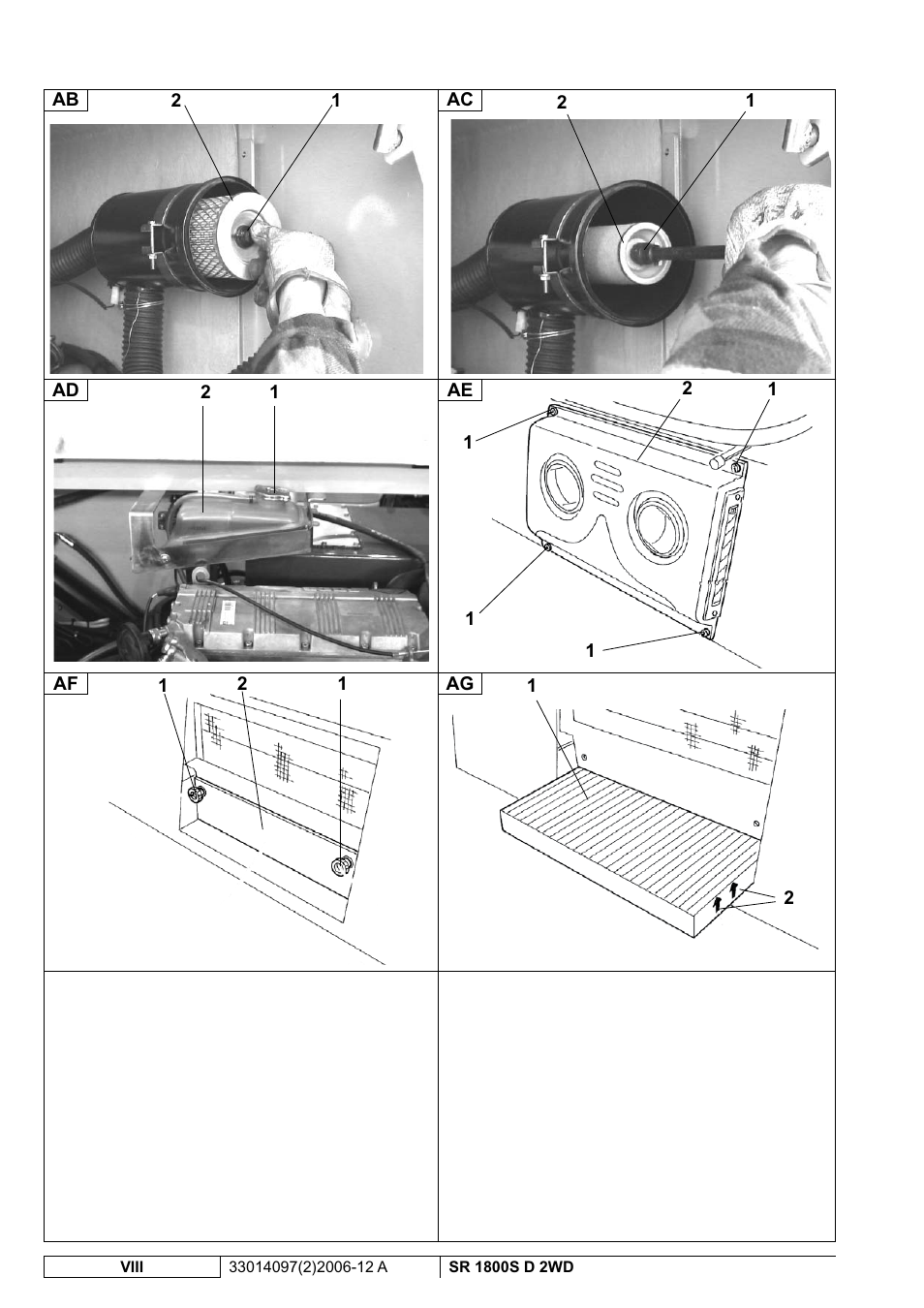 Nilfisk-Advance America SR 1800S 2WD User Manual | Page 114 / 118