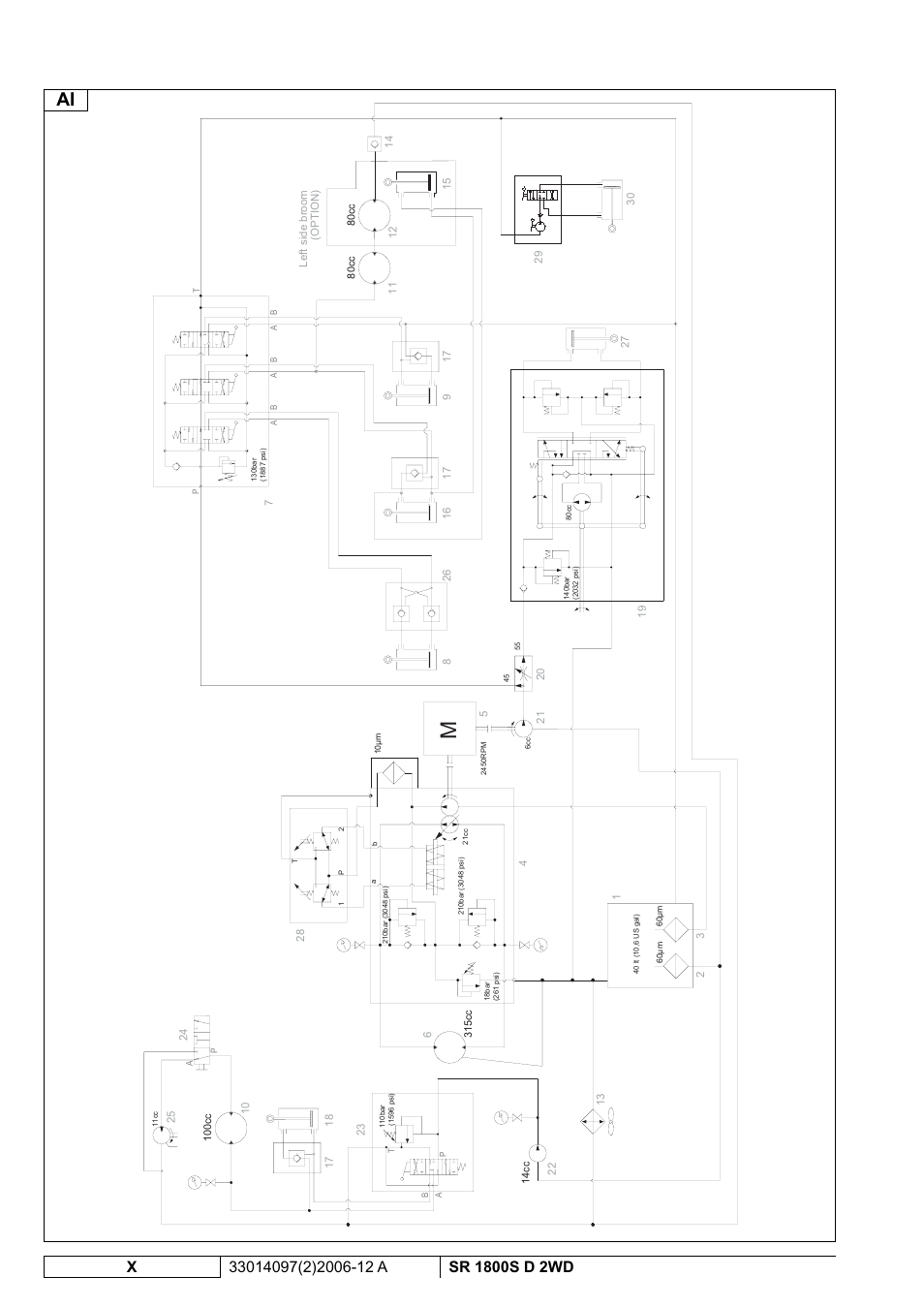 Nilfisk-Advance America SR 1800S 2WD User Manual | Page 116 / 118