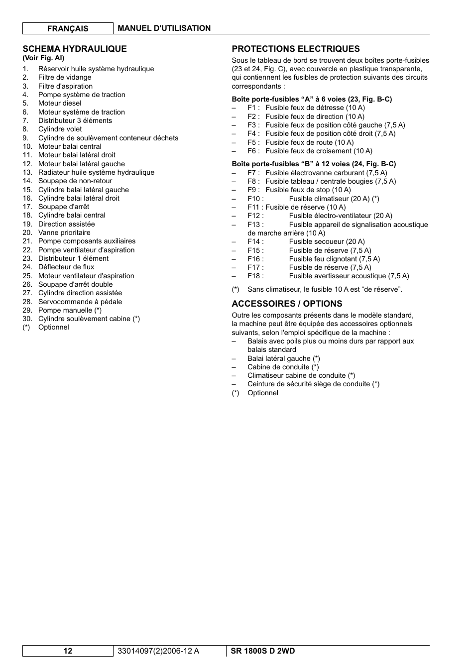 Nilfisk-Advance America SR 1800S 2WD User Manual | Page 40 / 118