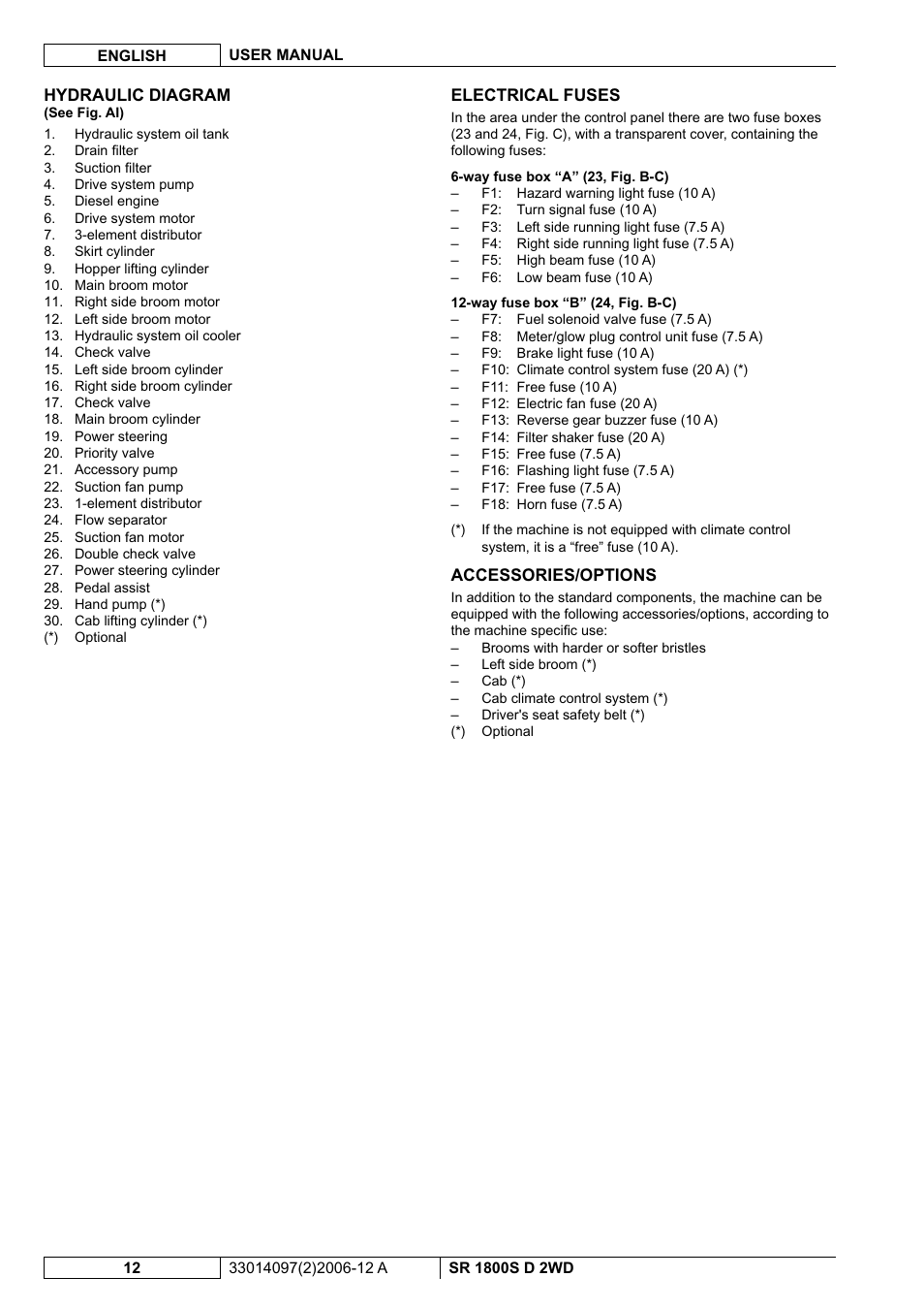 Nilfisk-Advance America SR 1800S 2WD User Manual | Page 66 / 118