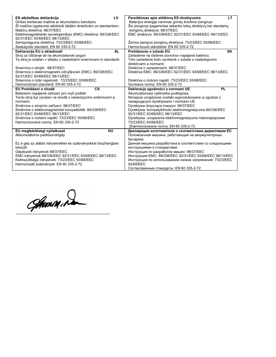 Nilfisk-Advance America Advenger BR 600S Series User Manual | Page 39 / 40