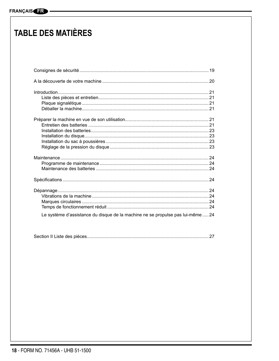 Nilfisk-Advance America 01610A User Manual | Page 18 / 48