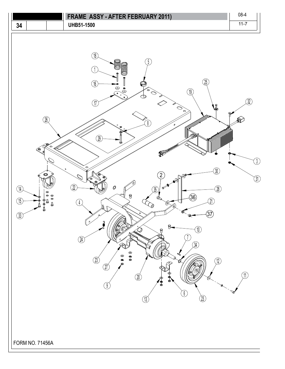 Nilfisk-Advance America 01610A User Manual | Page 34 / 48