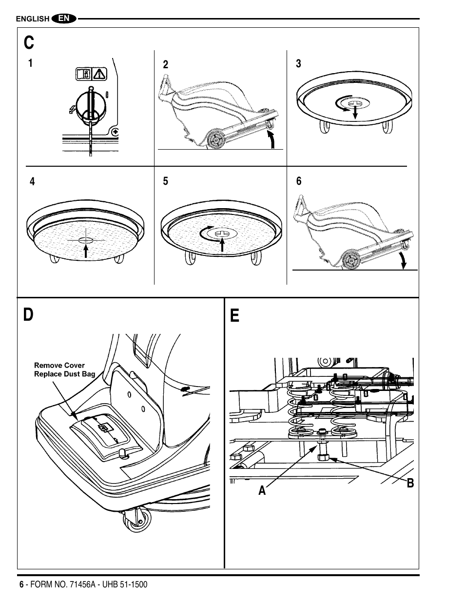 Nilfisk-Advance America 01610A User Manual | Page 6 / 48