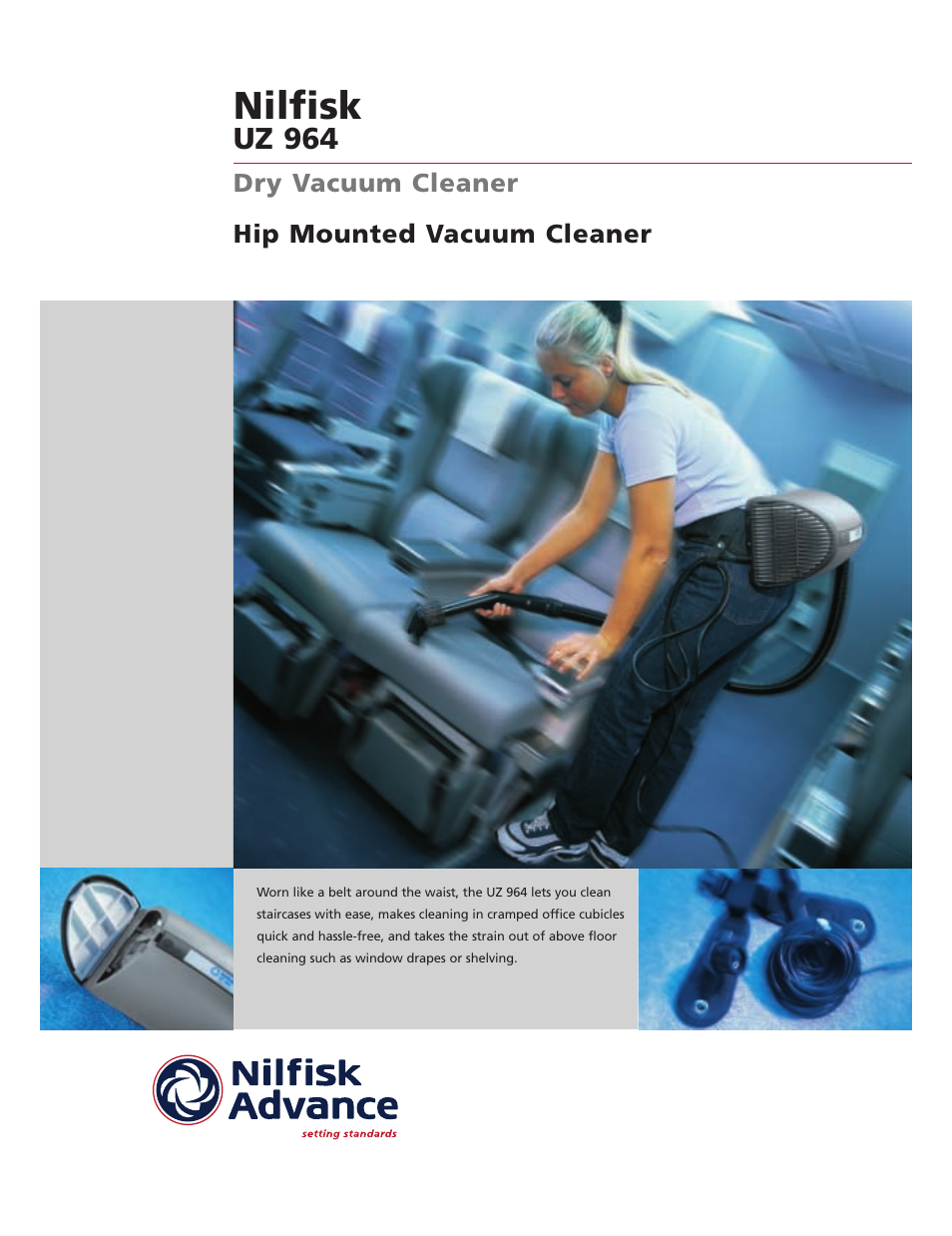 Nilfisk-Advance America UZ 964 User Manual | 2 pages