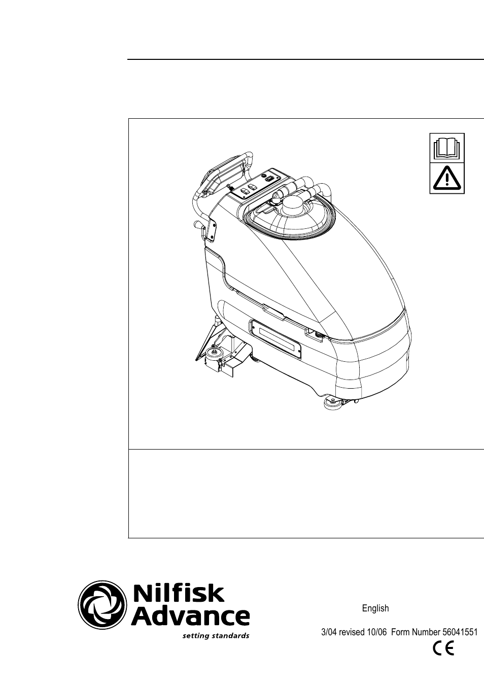 Nilfisk-Advance America AQUAMAX AX 650 User Manual | 20 pages