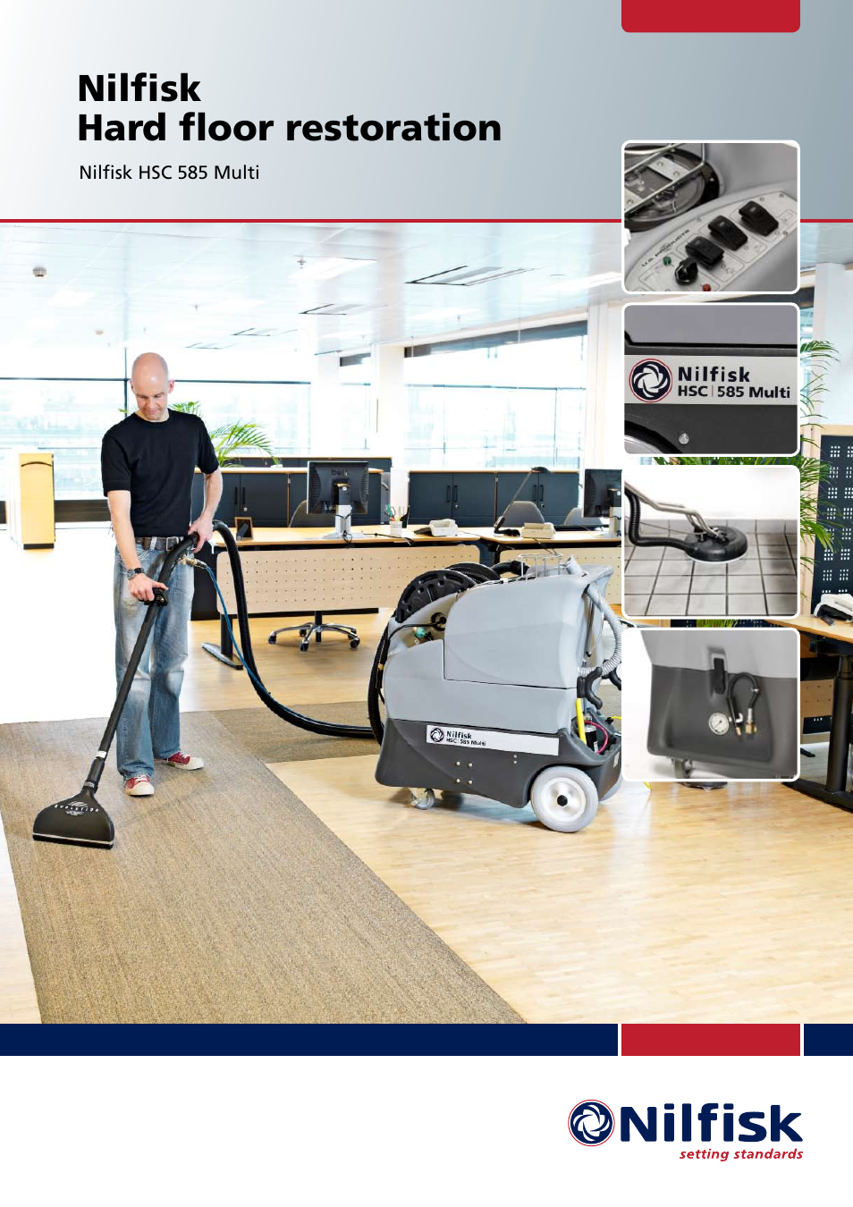 Nilfisk hard floor restoration | Nilfisk-Advance America HSC 585 Multi User Manual | Page 2 / 4
